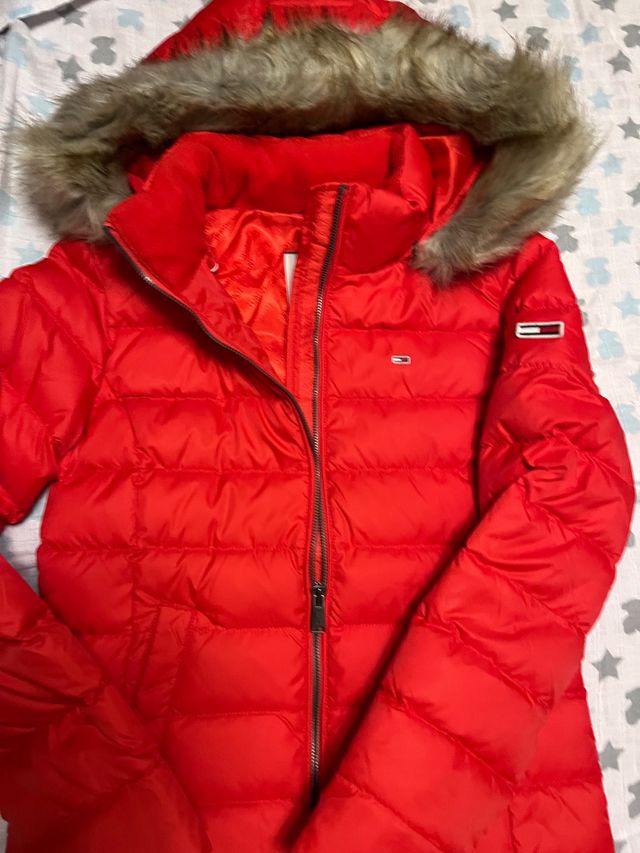 Plumas tommy hilfiger rojo