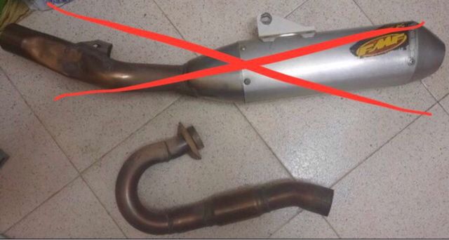 Colector Escape FMF Honda Crf 450 R 2015-2016