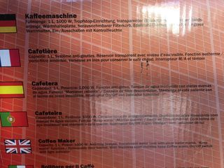 Cafetera de filtro por goteo