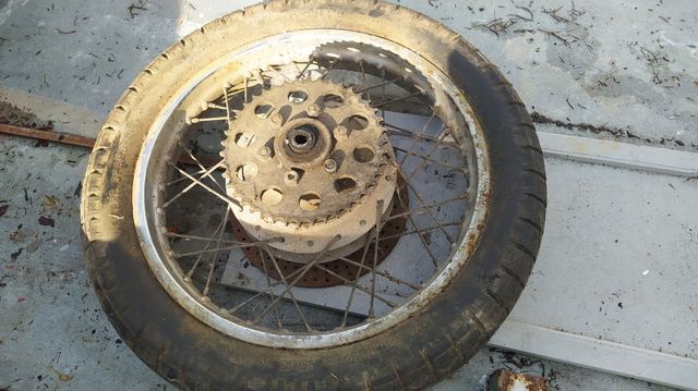 Ruota completa ciclomotore anni 70
