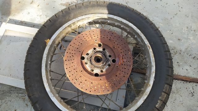 Ruota completa ciclomotore anni 70