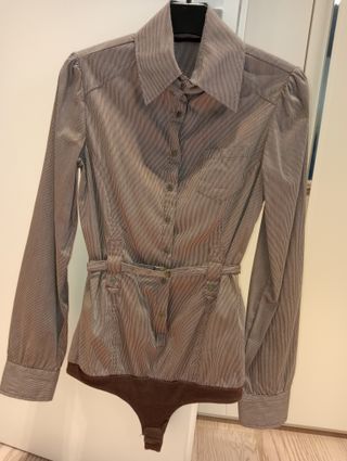 Camicia body con microrighe Silvian Heach