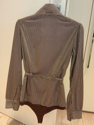 Camicia body con microrighe Silvian Heach