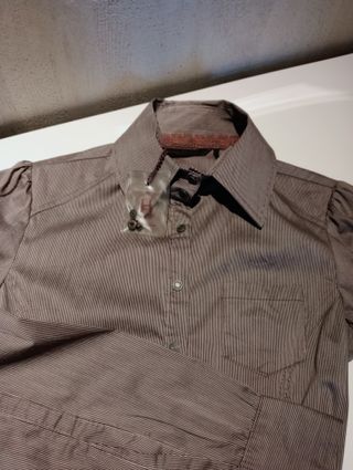 Camicia body con microrighe Silvian Heach