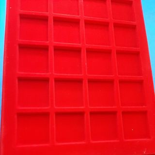 VASSOIO ESPOSITORE MONETE PORTAMONETE IN FLOCCATO