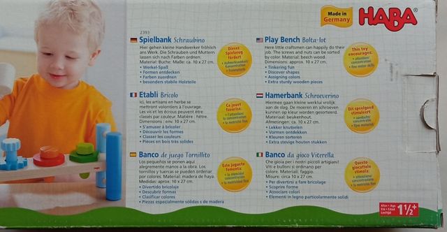 Banco de juego Tornillito