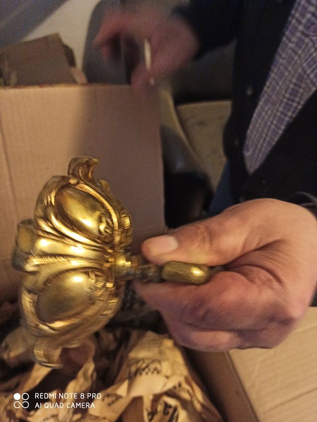 lampara de techo de cristales