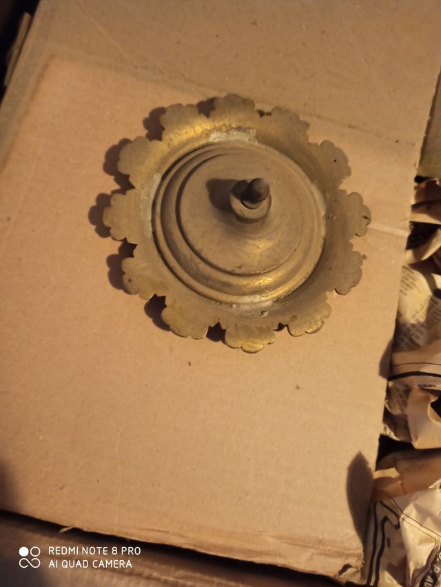 lampara de techo de cristales