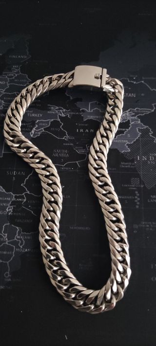 cadena colgante acero 316.