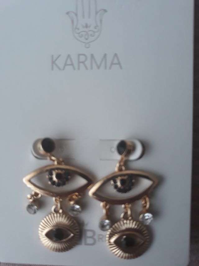 Pendientes ojo turco