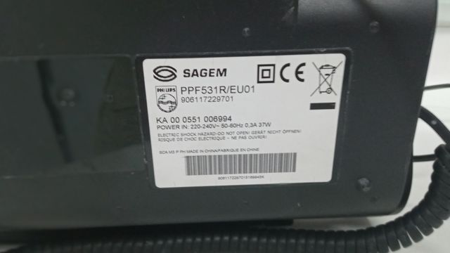 Fax con telefono y fotocopiadora+2 rollos papel