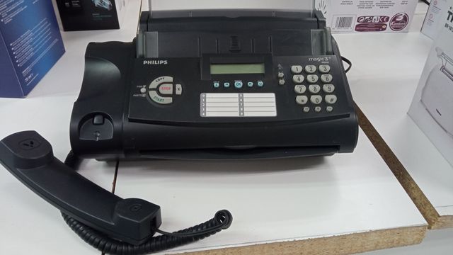 Fax con telefono y fotocopiadora+2 rollos papel