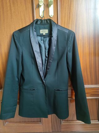 Blazer-Americana de mujer negra