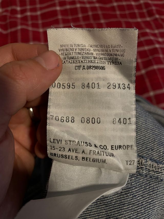 Levi's 595 Vintage W 29  L 34