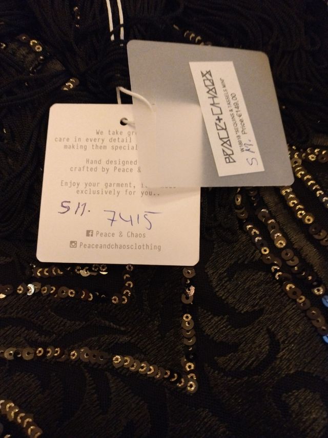 vestido de fiesta . Nuevo con etiqueta