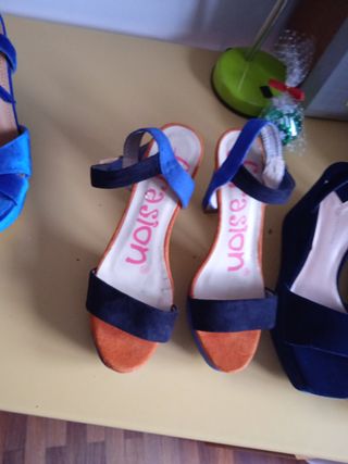 Sandalias plataforma lote 2