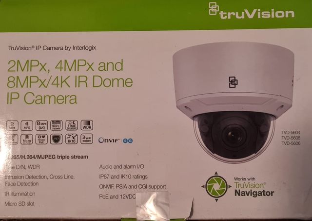 Telecamera IP dome varifocale