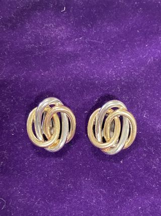 Lote dos pares pendientes de los 80