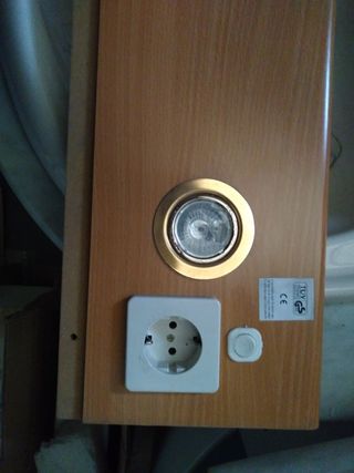 luz cornisa c 3 focos luz enchufe e interruptor