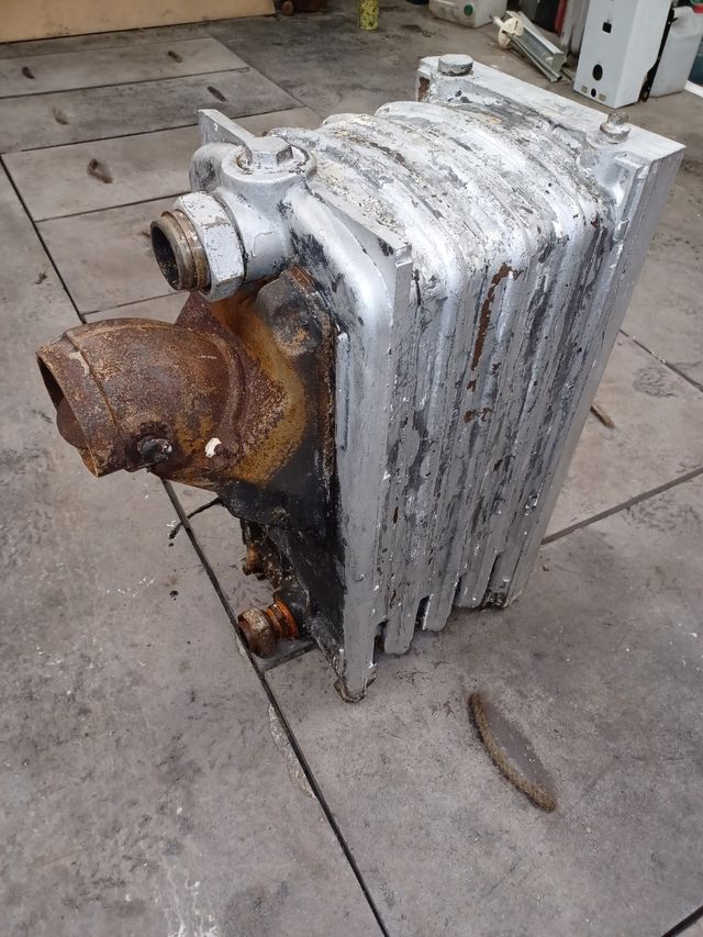 Caldera carbón Roca