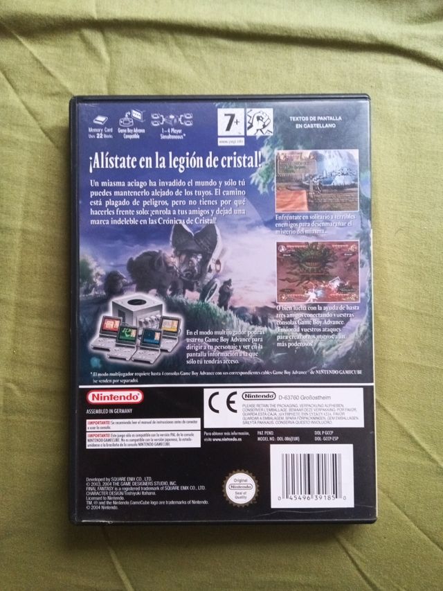 Vendo o cambio Final fantasy Crystal chronicles