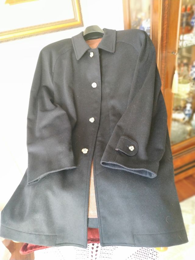 Chaquetón 3/4 azul marino