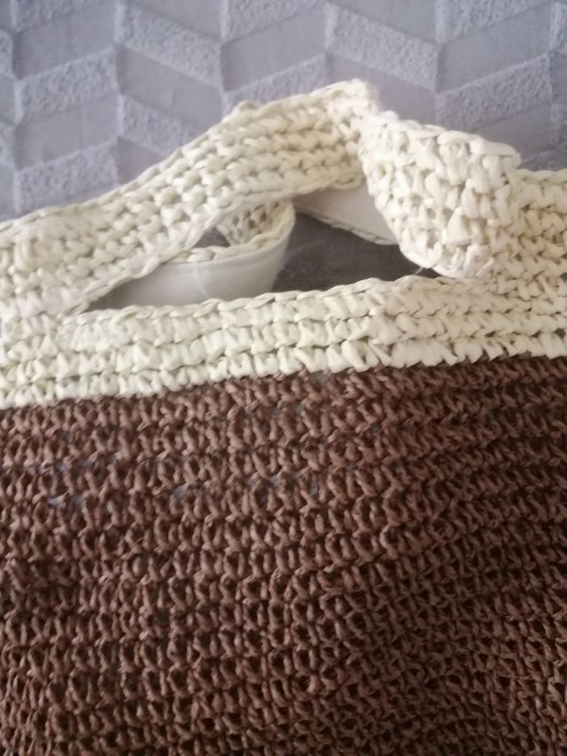 Bolso beige y marrón de Southern Cotton