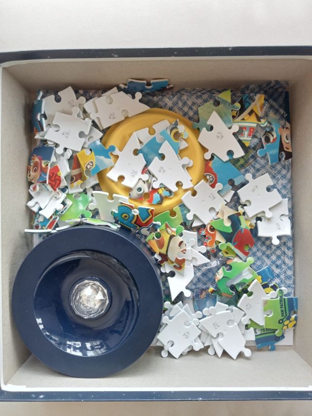Patrulla Canina puzzle 3D lámpara