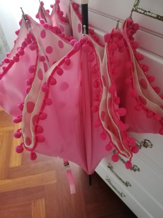 Paraguas rosa Lollipops