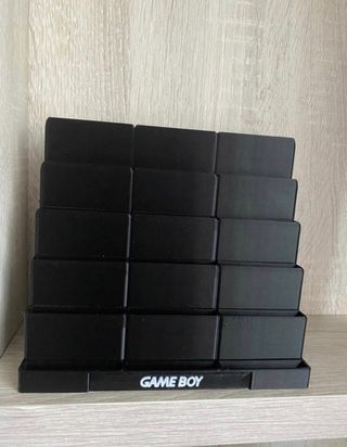 Soporte expositor de 18 juegos de game boy