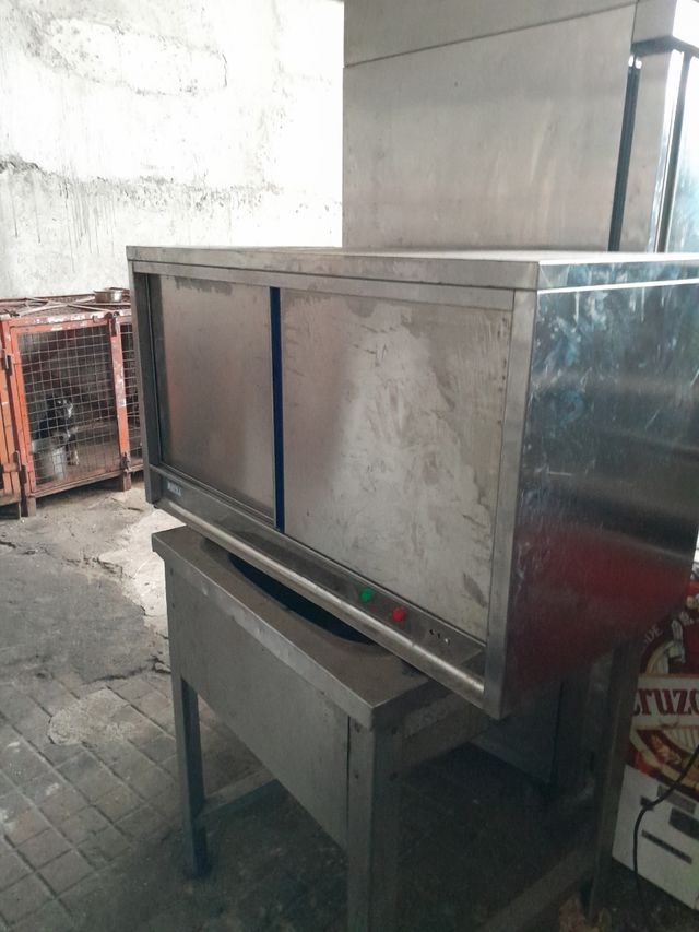 Máquina para calentar platos alimentos