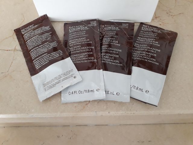 Caja cabellos suavizantes conditioner tubo/sobres