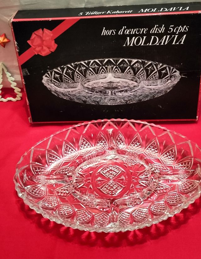 Fuente de Cristal con 5 departamentos