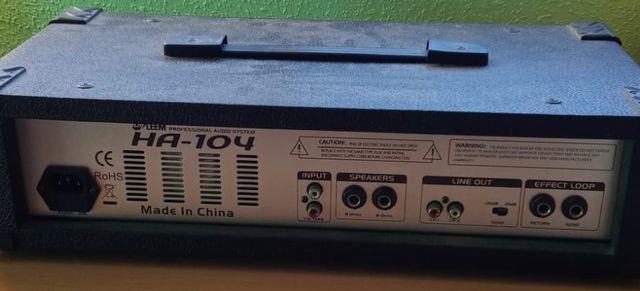 Amplificador, sintetizador y trípode