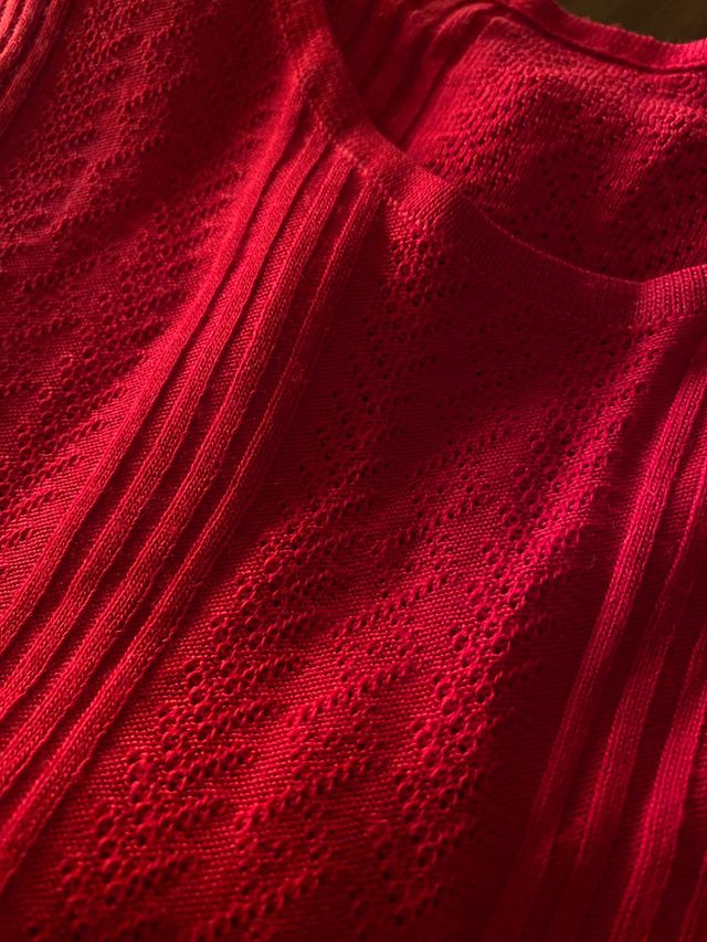 Jersey rojo de manga corta 