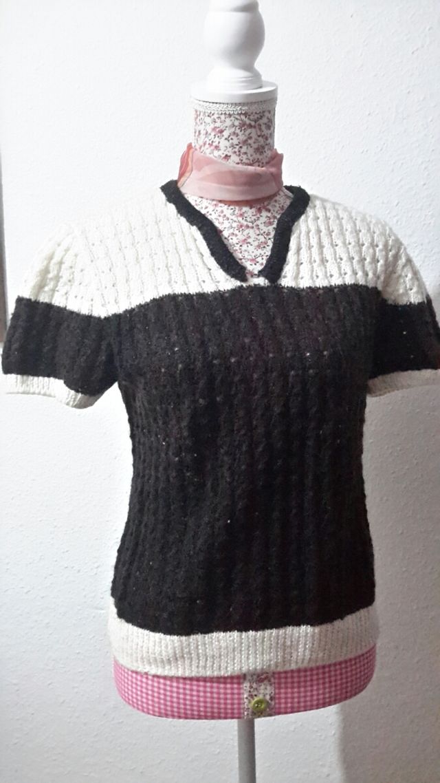 jersey lana manga corta