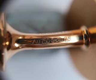 Montblanc gemelos oro 18K, ónix y diamantes