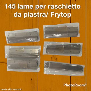 Lame di ricambio per raschietto da piastra/frytop 