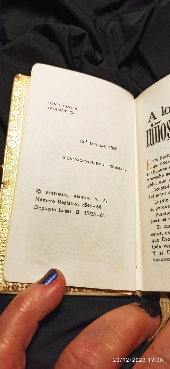 Libro comunión nacar i oro