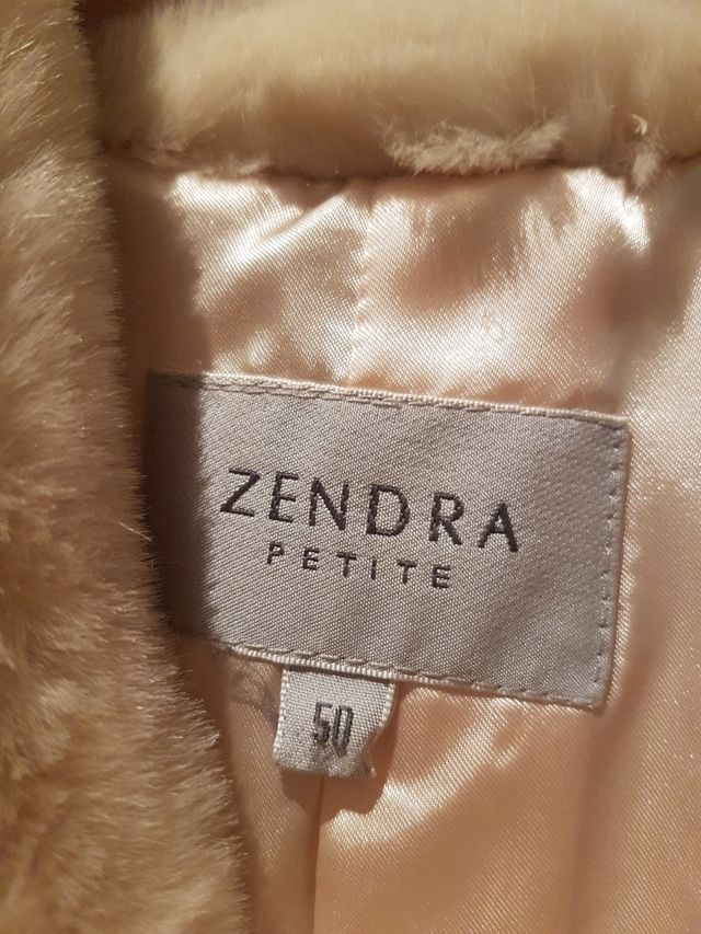 ABRIGO DE ANTE CON FORRO DE PELO