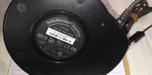 SIDEWINDER JOYSTICK MICROSOFT