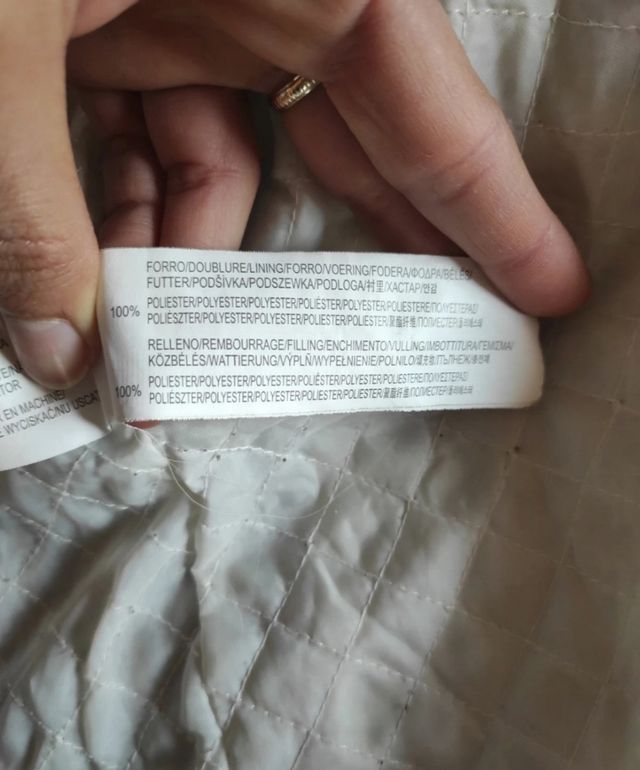 Chaqueta beige talla S