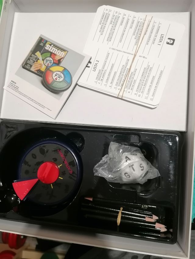 Juego Scattergories años 90