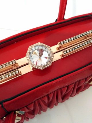 BOLSO EN CHAROL Y ECOPIEL