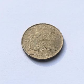 200 Lire italiane anno 1980