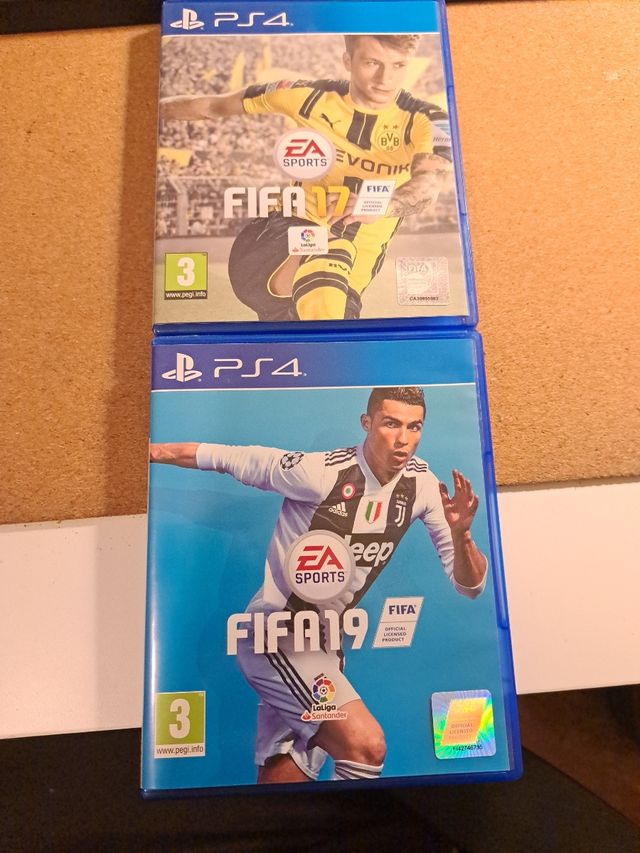 Pack Fifa 17 y 19 PS4