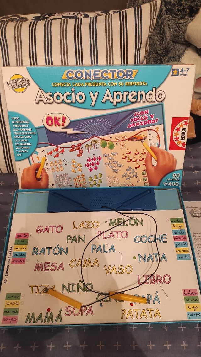 Conector asocio y aprendo 4/7 años