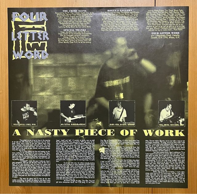 Four Letter Word – A Nasty Piece Of Work -