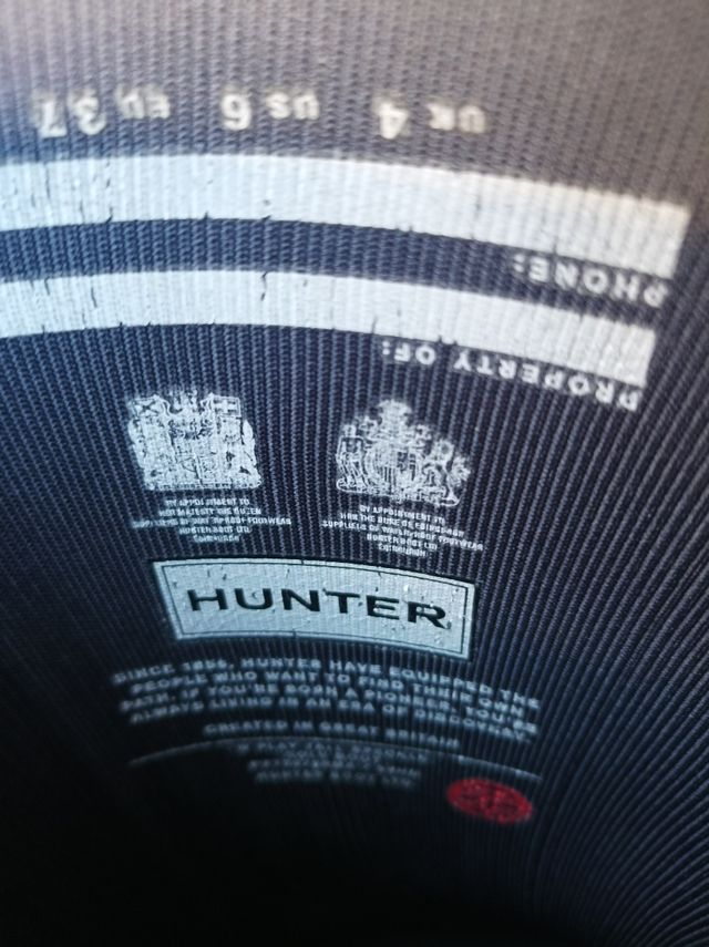 botas de agua Hunter 37 vendo o cambio
