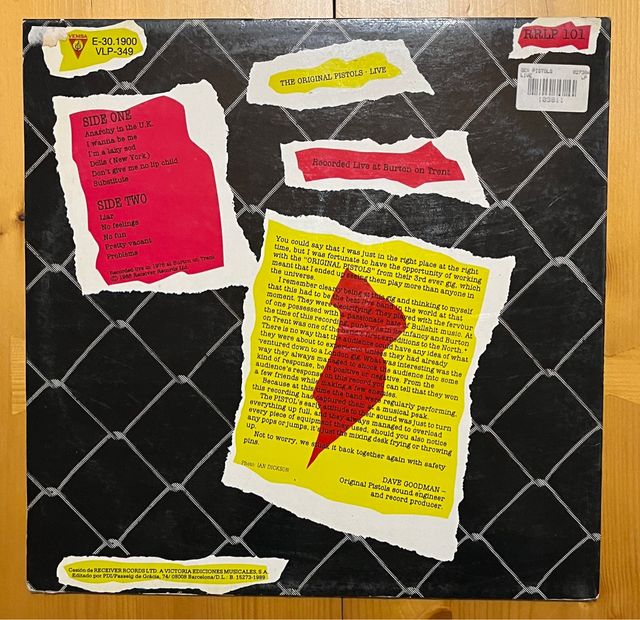 The Original Pistols – Live